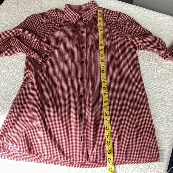 Vintage Rustic Outfitters Western Shirt Women’s Small Girls XL Reddish Pink Tan - Picture 8 of 10